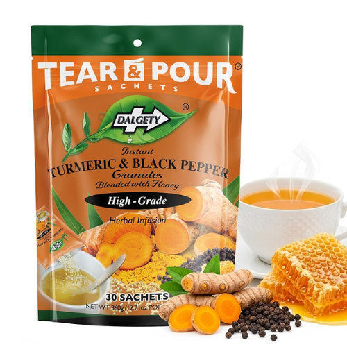 Dalgety Turmeric & Black Pepper with Honey (Granules) - 30 Sachets - 360g