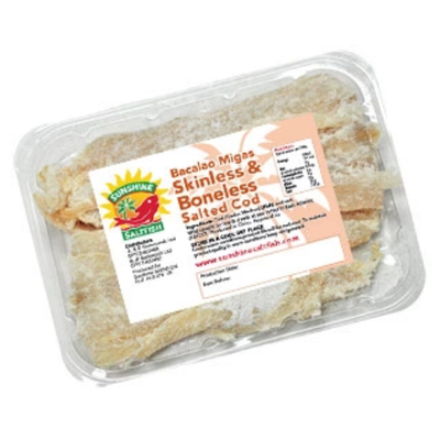 Sunshine Saltfish - Boneless Salted Cod 250g