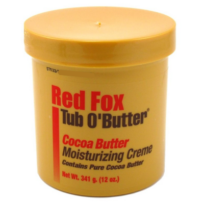 Red Fox Tub O'Butter Cocoa Butter Moisturising Creme 12oz