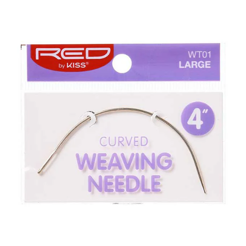 Red by Kiss Curved Weaving Needle - Large 4" (WT01)