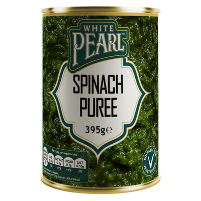 White Pearl Spinach Puree 395g