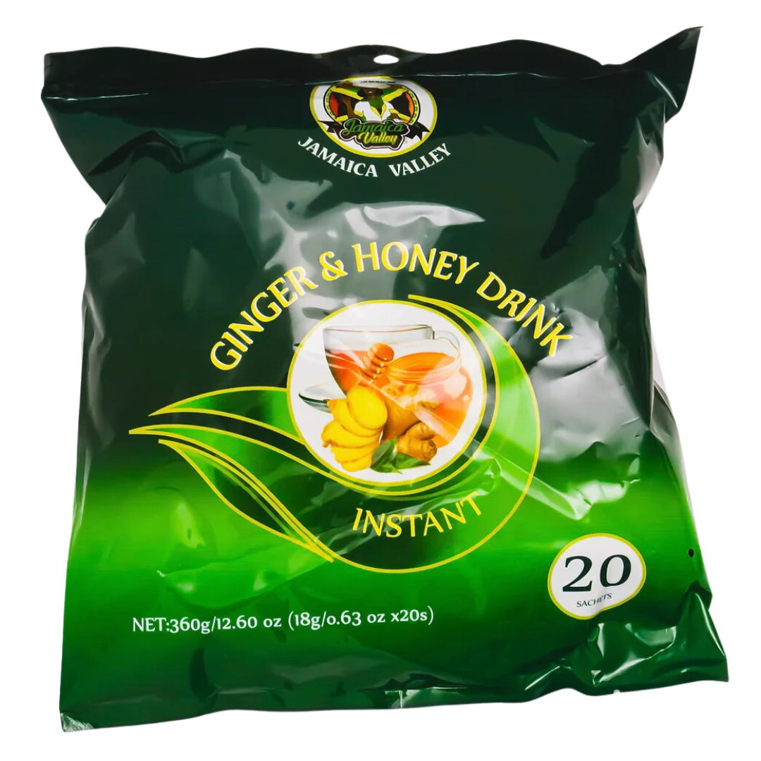 Jamaica Valley Instant Ginger & Honey Teas (20 Tea Bags)