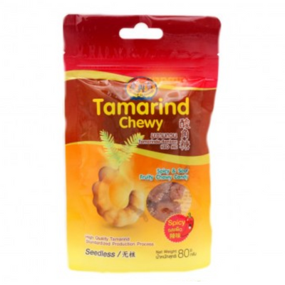 Double Seahorse Tamarind Chewy Candy (Spicy & Sour) 80g