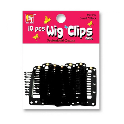 BT Wig Clips - Small Black (10pcs) - #01642
