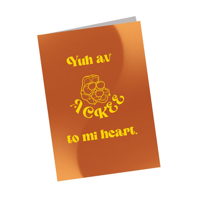 Yuh Av' Ackee To Mi Heart Card