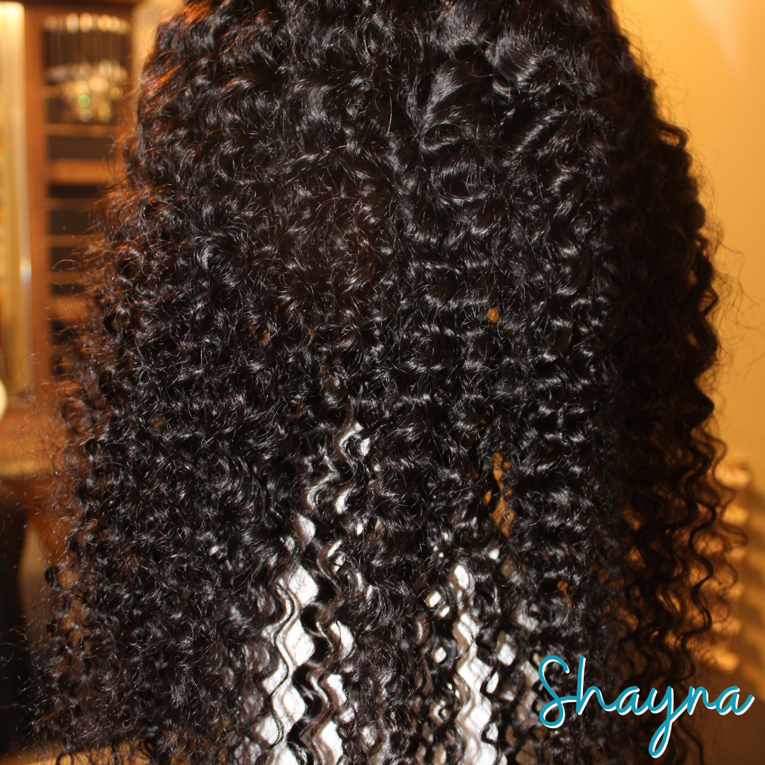 Shayna - 22", Deep Wave, Human Hair Wig - Natural