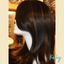 Kelly - 20', Straight Layered, Synthetic Wig - Black with Highlights