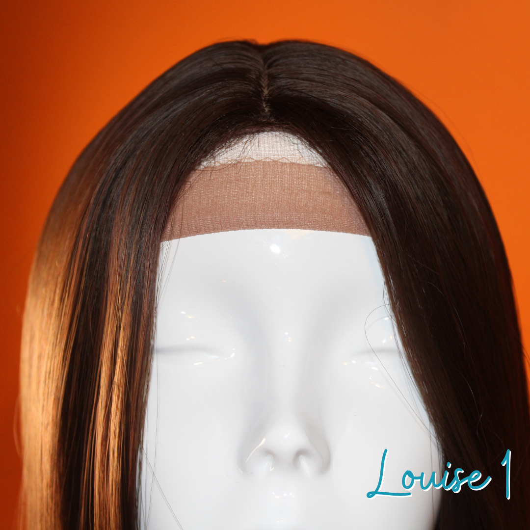 Louise 1 - 16", Straight, Synthetic Wig - Dark Brown