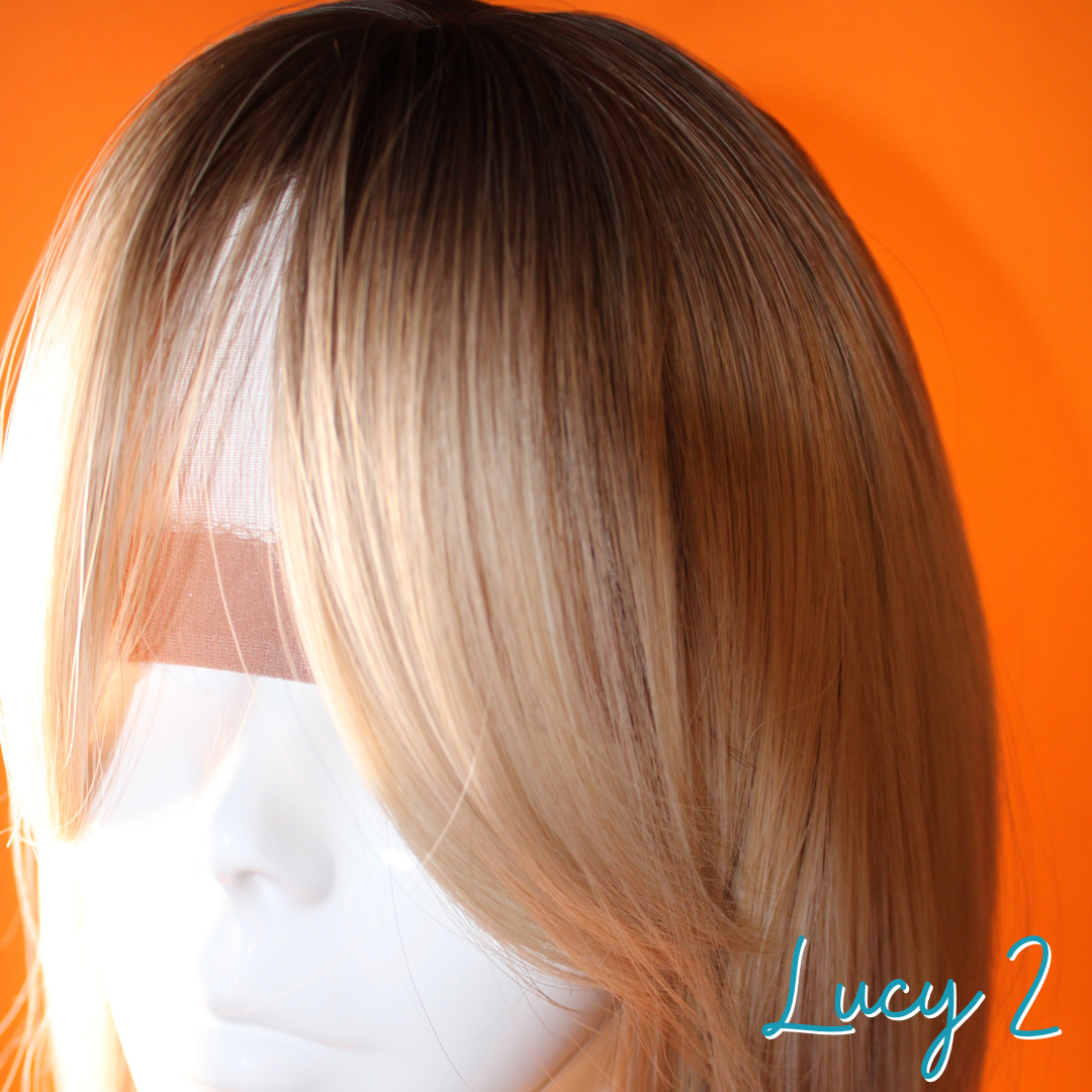 Lucy 2 - 23", Straight Layered, Synthetic Wig - Blonde