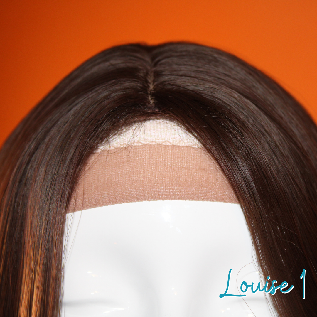 Louise 1 - 16", Straight, Synthetic Wig - Dark Brown