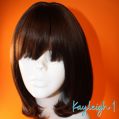 Kayleigh 1 - 15", Straight Synthetic Wig - Brown