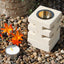 Stone Oil Burner - Abstract Cuts