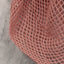 Pure Cotton Mesh Bag - Rose