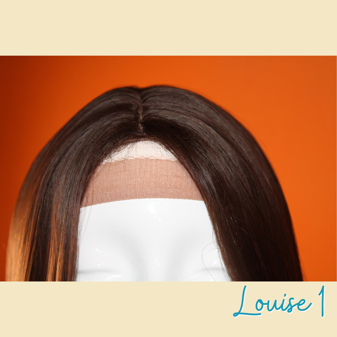 Louise 1 - 16", Straight, Synthetic Wig - Dark Brown