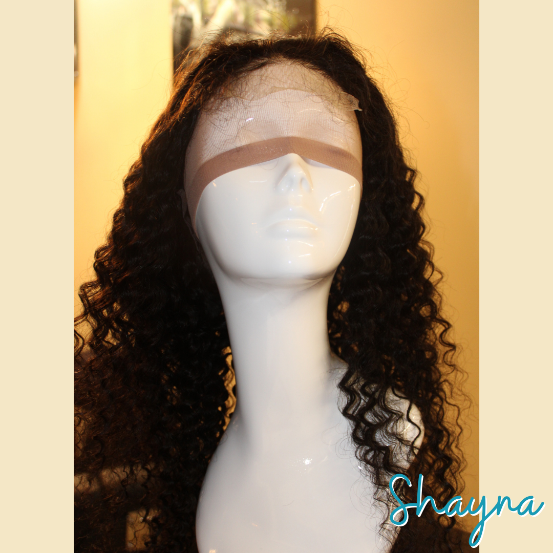 Shayna - 22", Deep Wave, Human Hair Wig - Natural