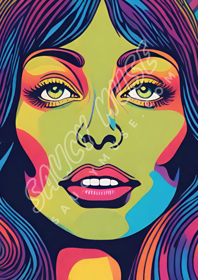 Lola - Psychedelic Poster Print