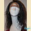 Angel - 17", Wave, Human Hair Wig - Grey