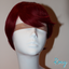 Roxy - 9", Straight, Human Hair Wig - Burgundy