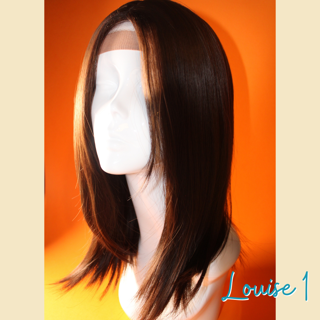 Louise 1 - 16", Straight, Synthetic Wig - Dark Brown