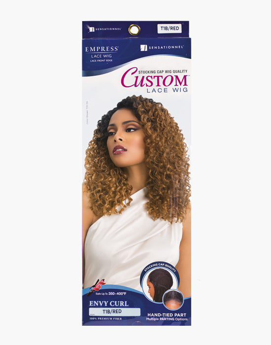 Empress Synthetic Envy Curl Custom Lace Front Edge Wig
