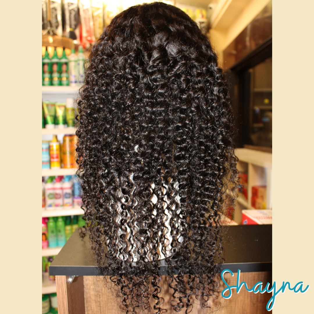 Shayna - 22", Deep Wave, Human Hair Wig - Natural