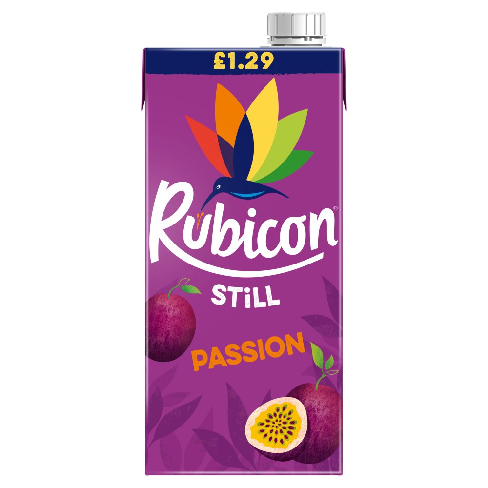 Rubicon Still Passion Fruit Juice Drink 1L