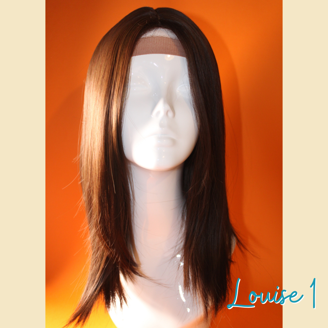 Louise 1 - 16", Straight, Synthetic Wig - Dark Brown