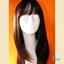 Nia - 20", Straight, Synthetic Wig - Dark Brown