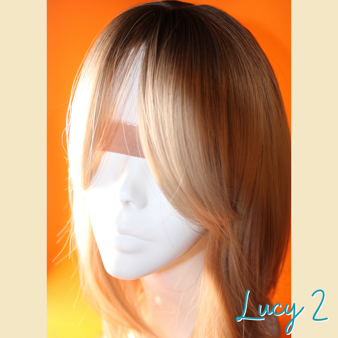 Lucy 2 - 23", Straight Layered, Synthetic Wig - Blonde