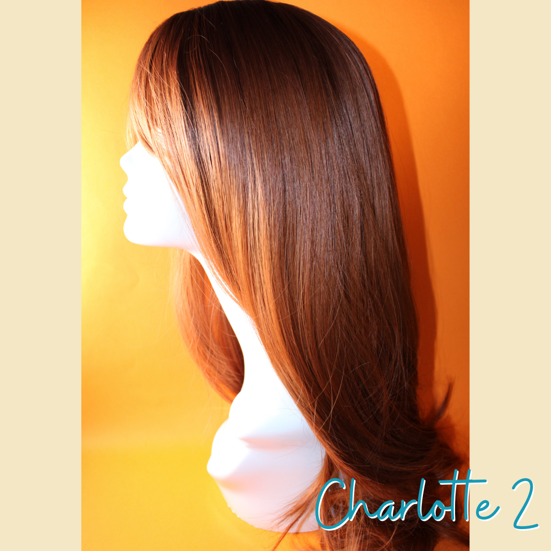 Charlotte 2 - 26" - Straight Synthetic Wig -  Orange Brown