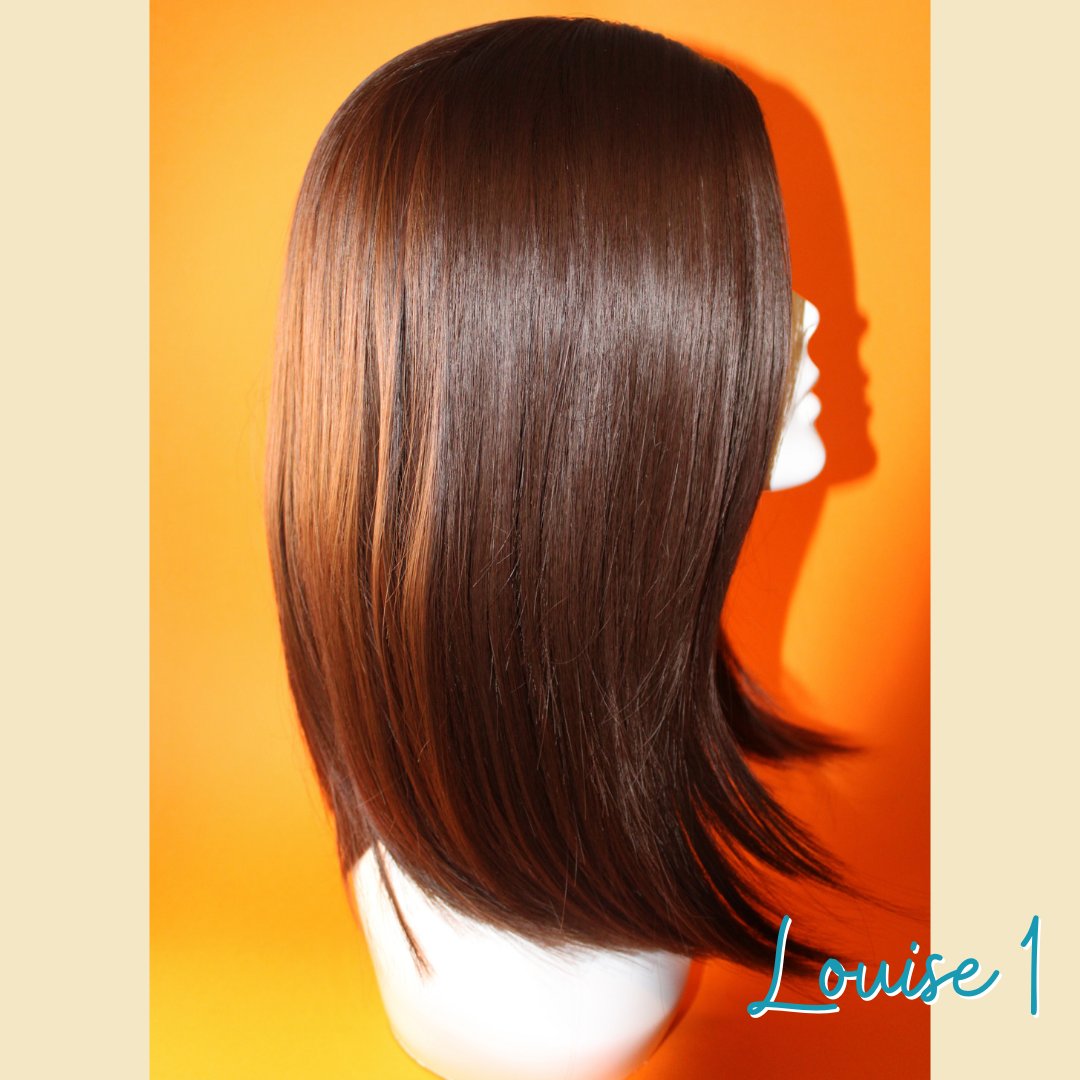 Louise 1 - 16", Straight, Synthetic Wig - Dark Brown