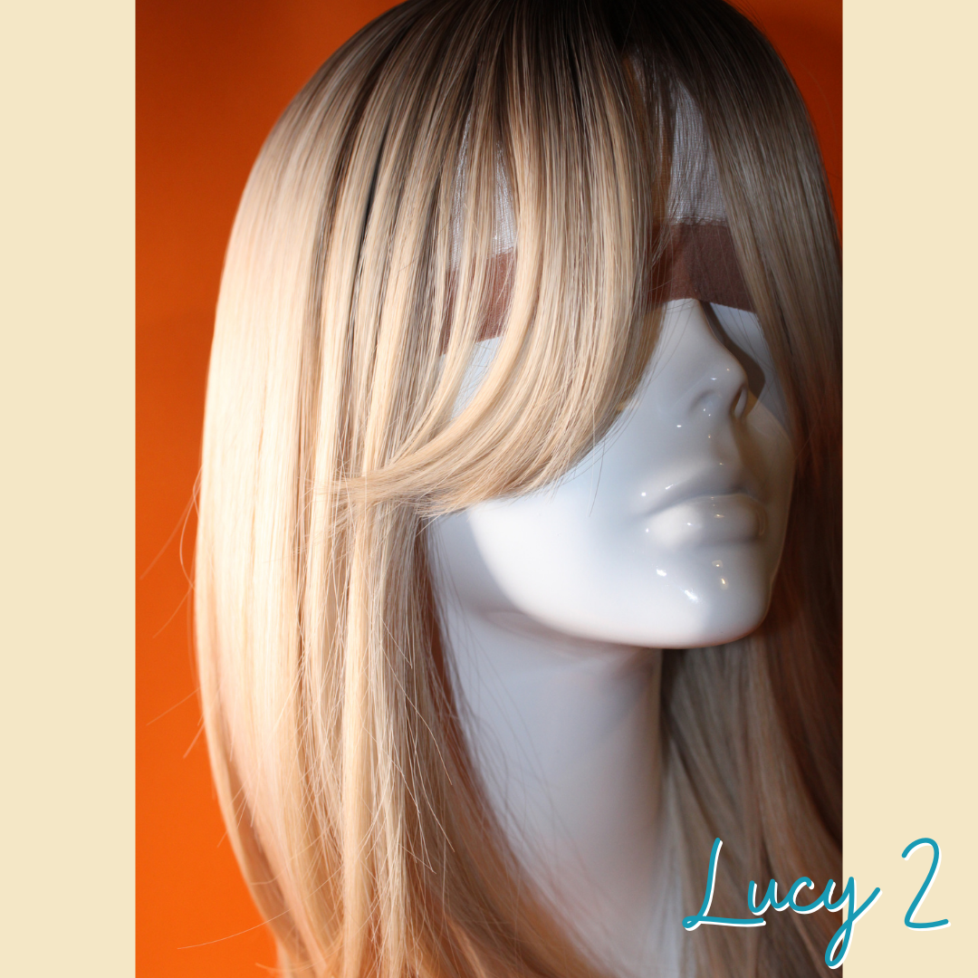 Lucy 2 - 23", Straight Layered, Synthetic Wig - Blonde