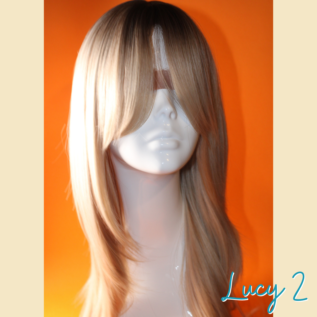 Lucy 2 - 23", Straight Layered, Synthetic Wig - Blonde