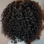 Cleo - 16", Curly, Human Hair Wig - Grey