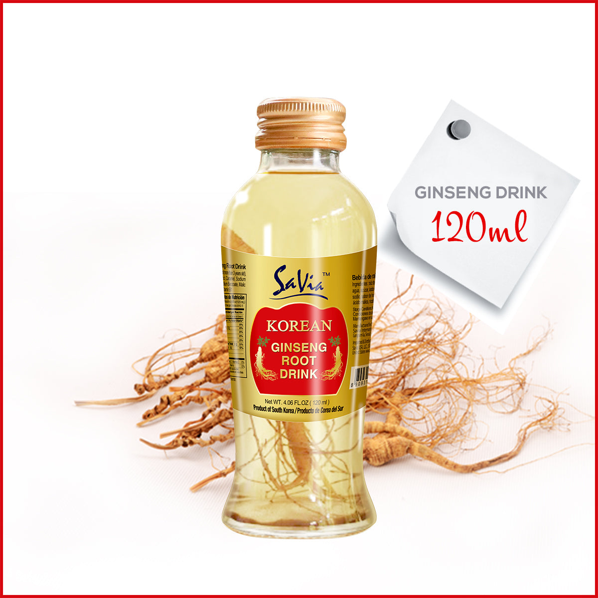 SaVia Korean Ginseng Root Drink 120ml