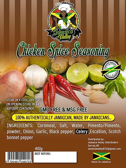 Jamaica Valley Chicken Spice Seasoning