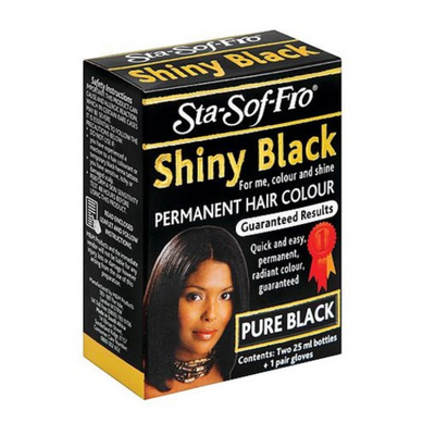 Sta Sof Fro Shiny Black Permanent Hair Colour (2 x 25ml)