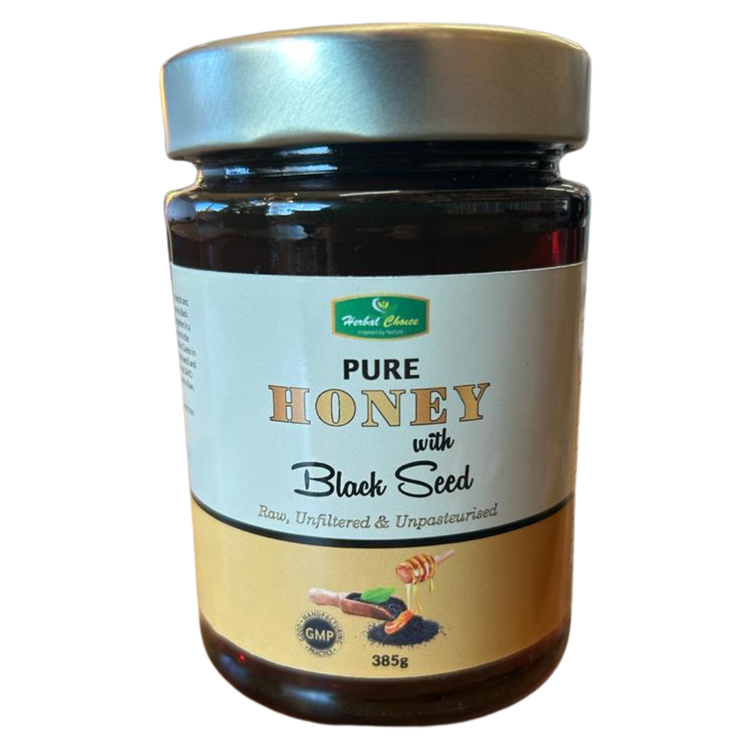 Herbal Choice Honey with Black Seed 385g