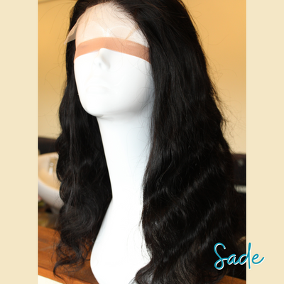 Sade - 18", 5x5 Closure, Loose Body Wave, Human Hair Wig - Natural