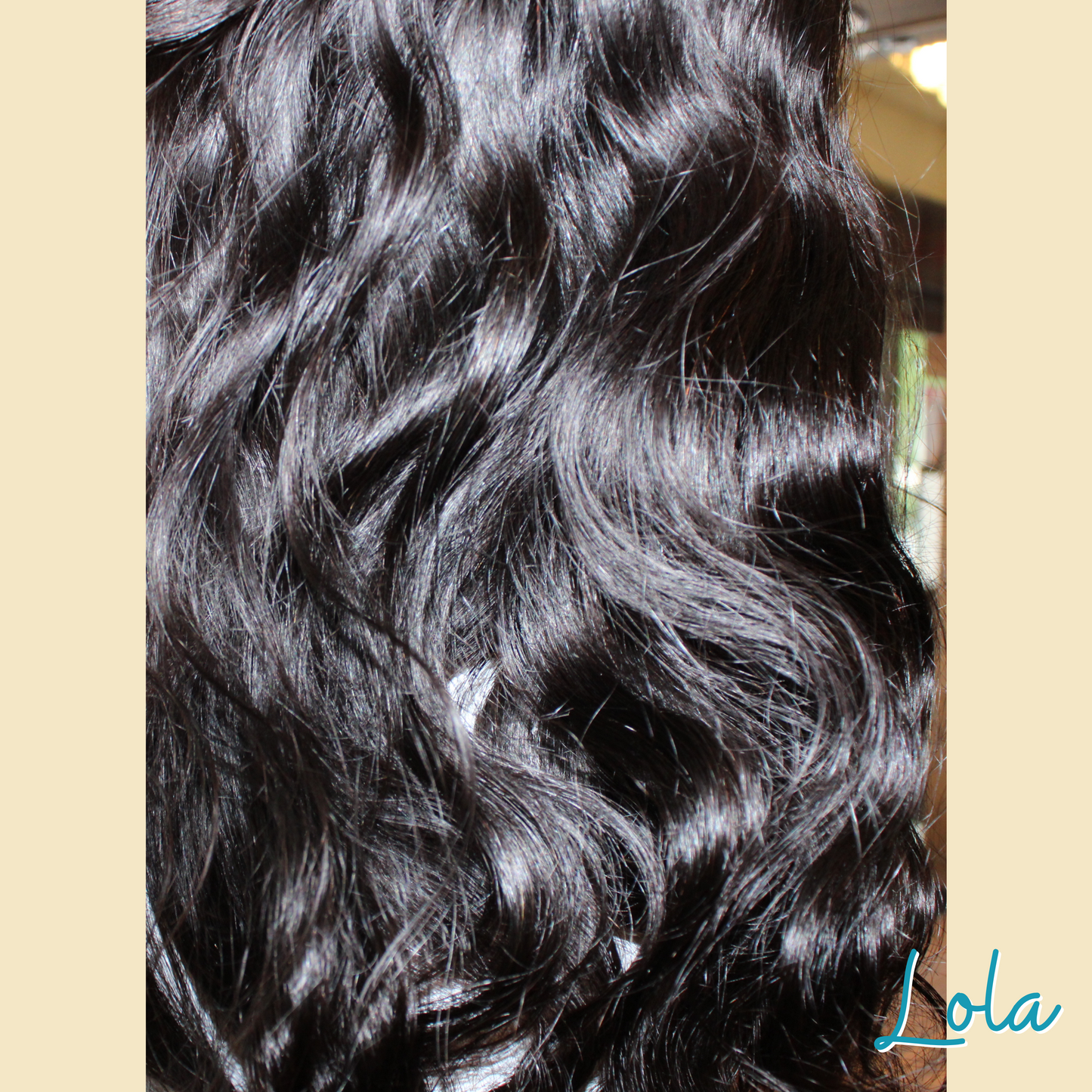 Lola - 18", 4x4 Closure, Loose Body Wave, Human Hair Wig - Natural