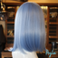 Ayla - 14", Straight, Synthetic Wig - Blue