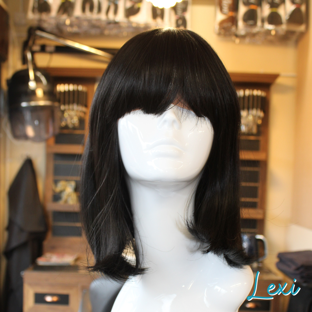 Lexi - 14", Straight, Synthetic Wig - Black