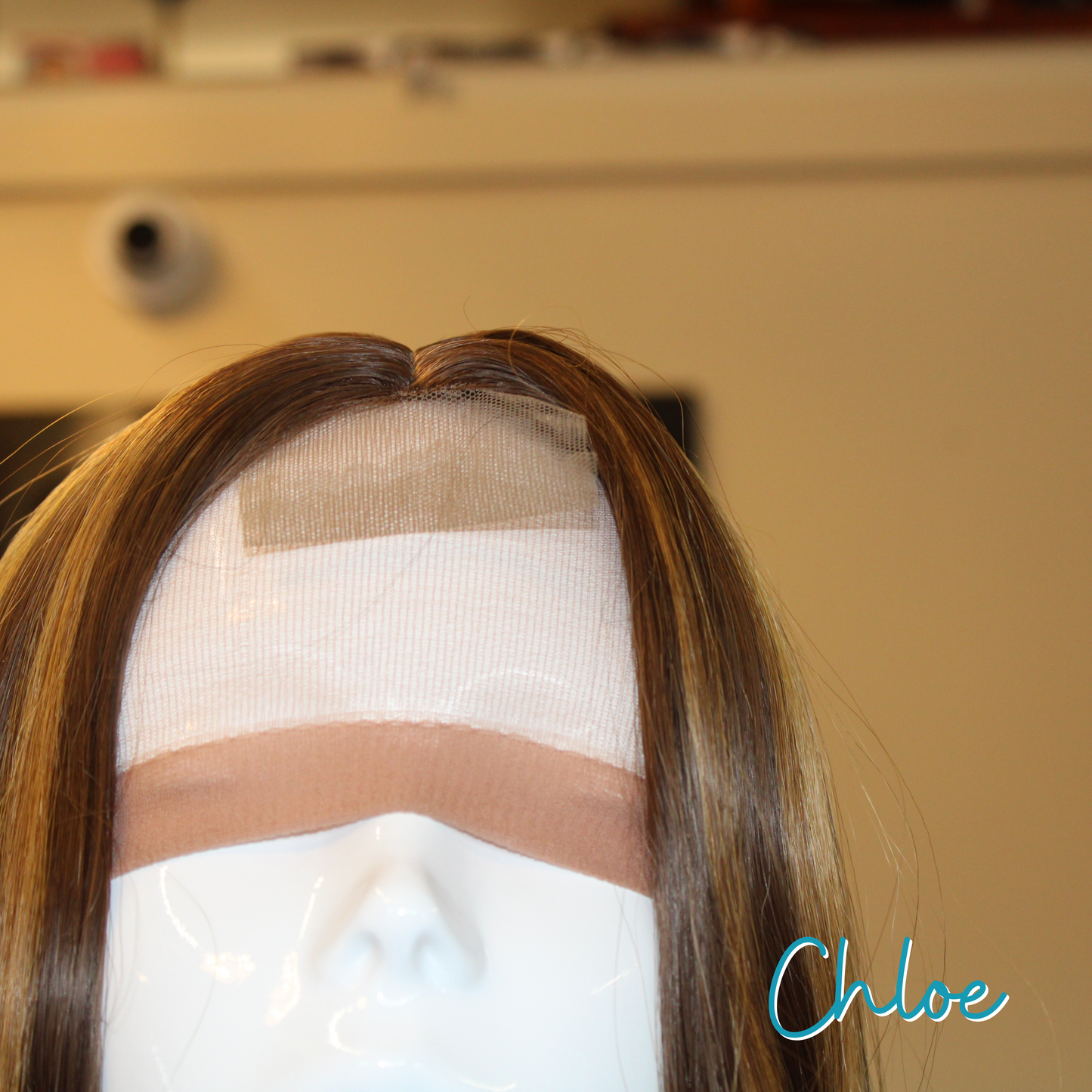 Chloe - 12", 2x4 Closure, Straight, Synthetic Wig - Honey