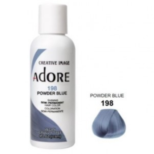 Adore Semi-Permanent Hair Colour - Powder Blue 198