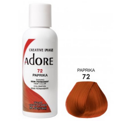Adore Semi-Permanent Hair Colour - Paprika 72