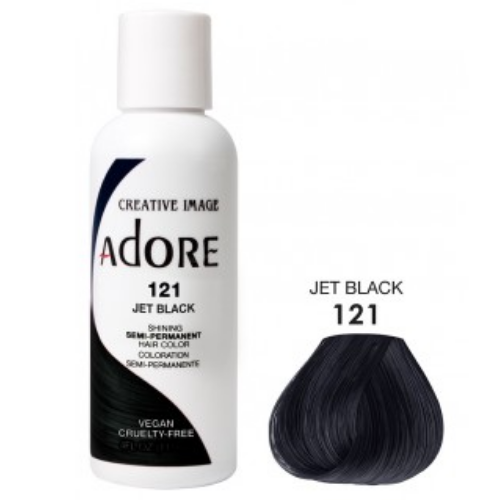 Adore Semi-Permanent Hair Colour - Jet Black 121
