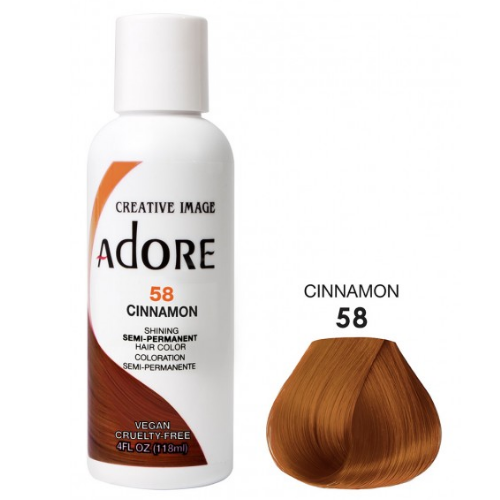 Adore Semi-Permanent Hair Colour - Cinnamon 58