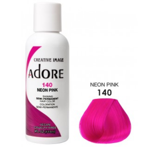 Adore Semi-Permanent Hair Colour - Neon Pink 140