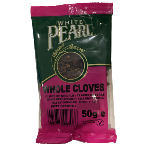 White Pearl Whole Cloves 50g