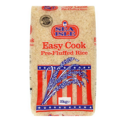 Sea Isle Easy Cook Pre-Fluffed Rice 2kg